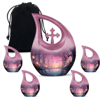 Large Urn With 4 Keepsake