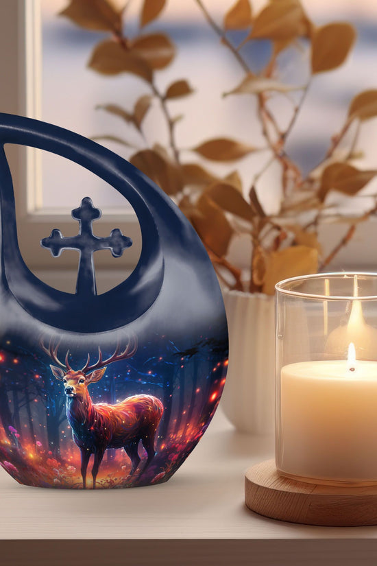 Deer Urns For Ashes - Adult Funeral Urn
