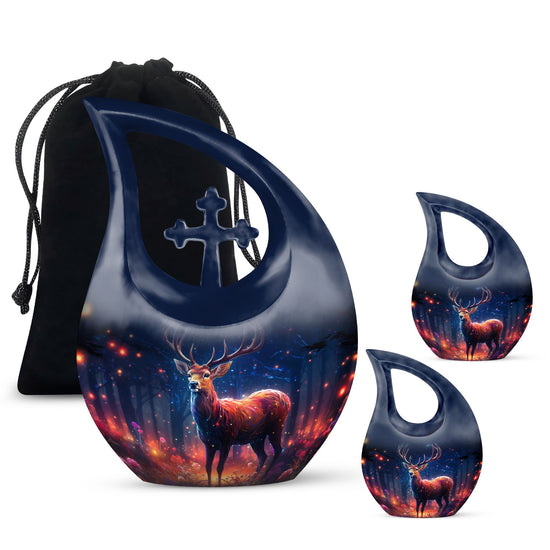 Deer Urns For Ashes - Adult Funeral Urn