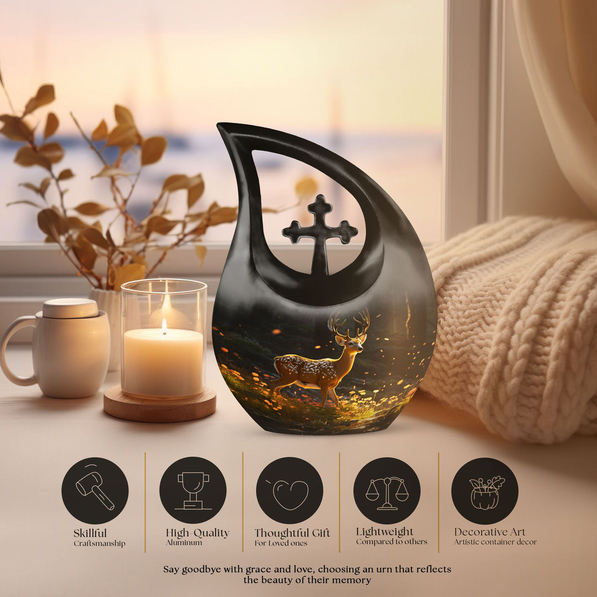 Forest Urns For Ashes - Funeral Keepsake Urns