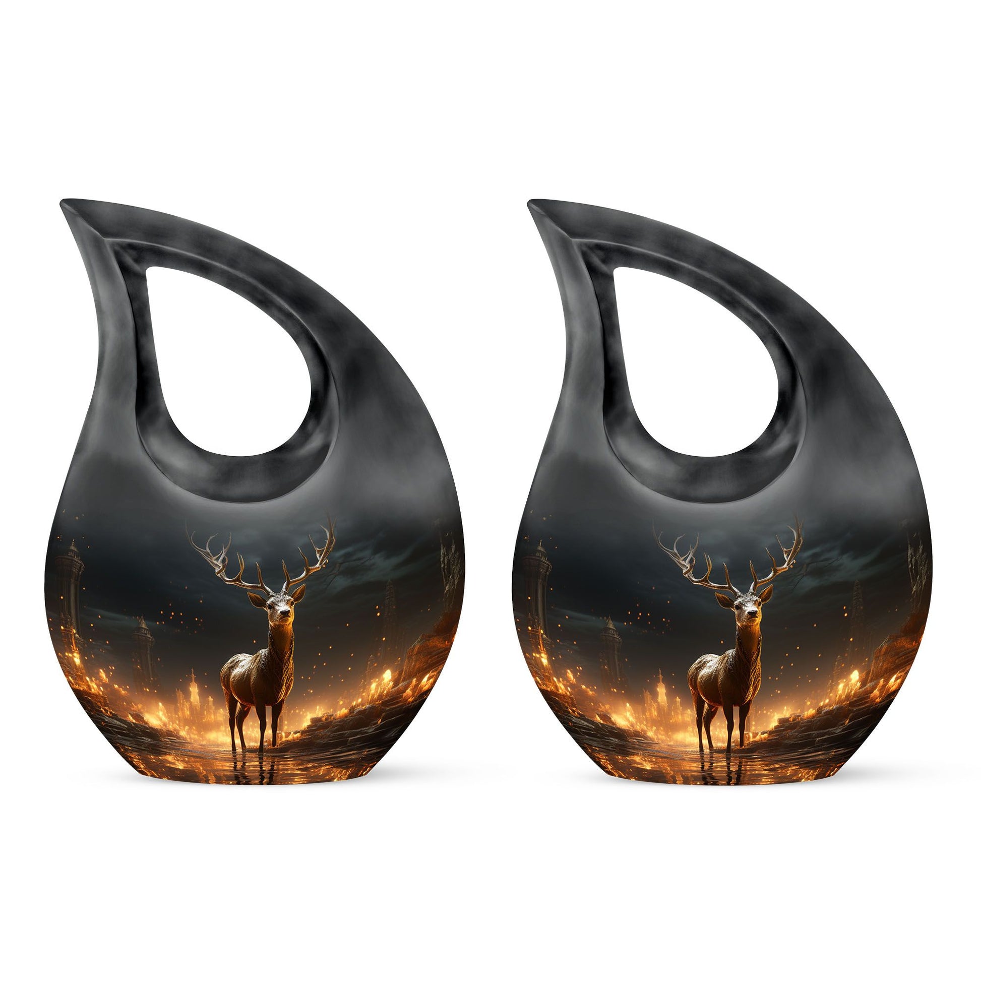 Deer Urns For Ashes - Urns For Ground Burial Urn