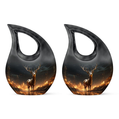 Deer Urns For Ashes - Urns For Ground Burial Urn