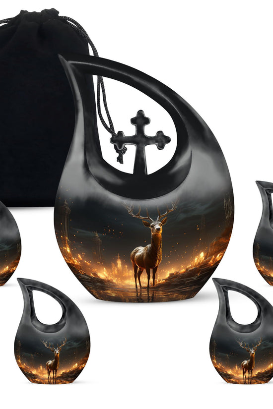 Deer Urns For Ashes - Urns For Ground Burial Urn