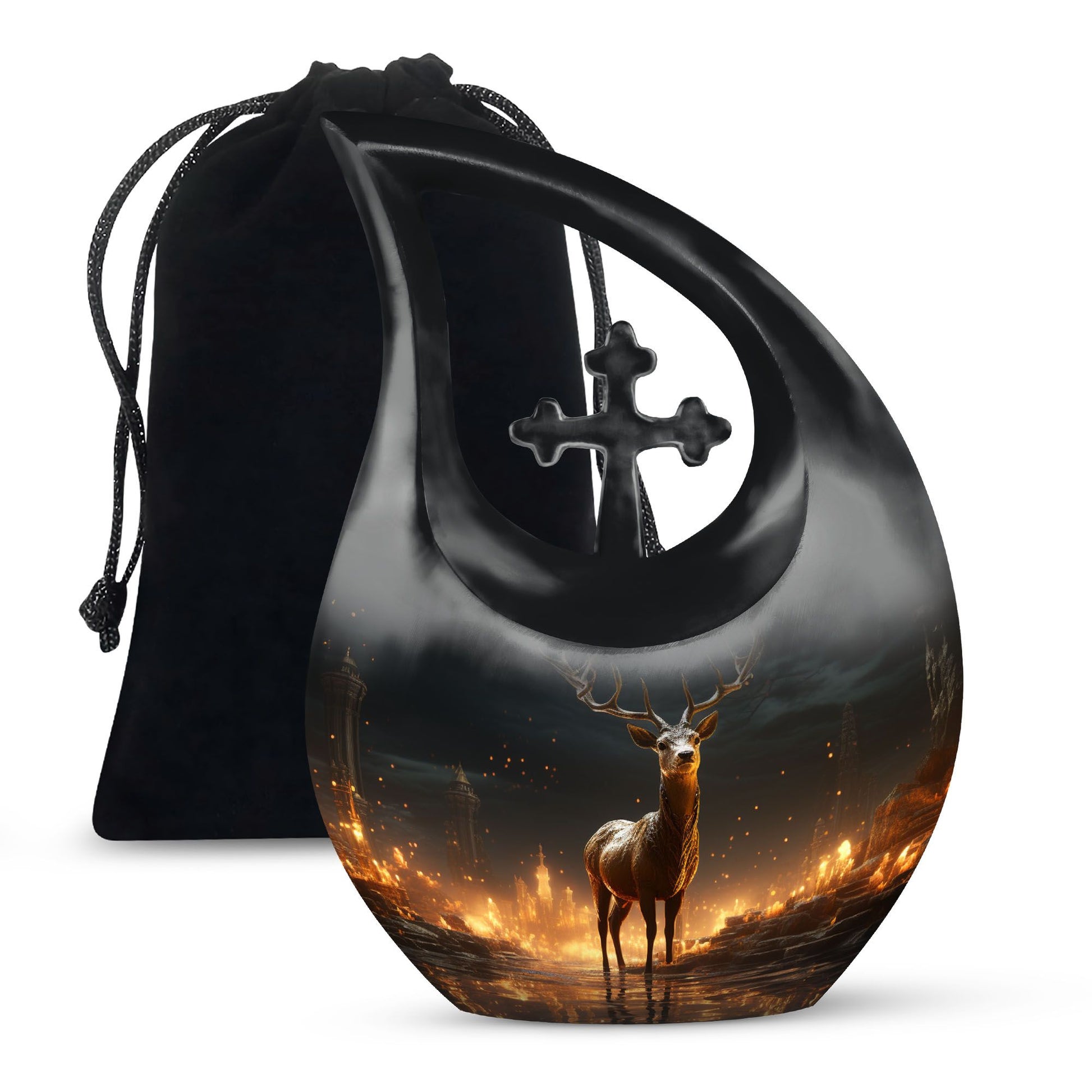 Deer Urns For Ashes - Urns For Ground Burial Urn