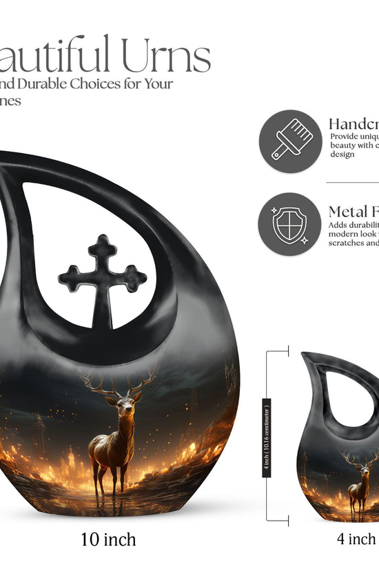 Deer Urns For Ashes - Urns For Ground Burial Urn