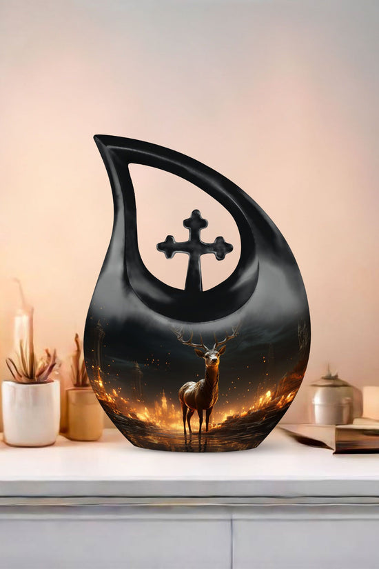 Deer Urns For Ashes - Urns For Ground Burial Urn