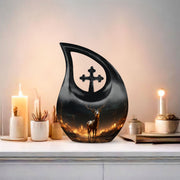 Deer Urns For Ashes - Urns For Ground Burial Urn