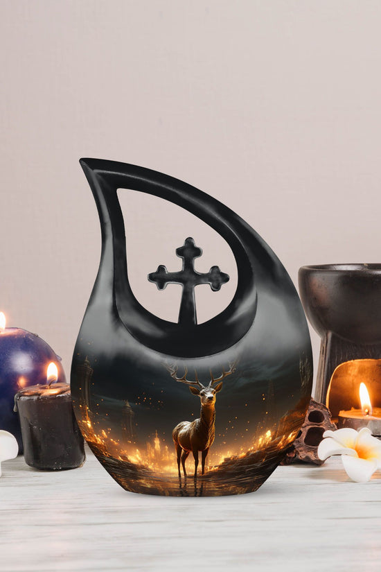 Deer Urns For Ashes - Urns For Ground Burial Urn