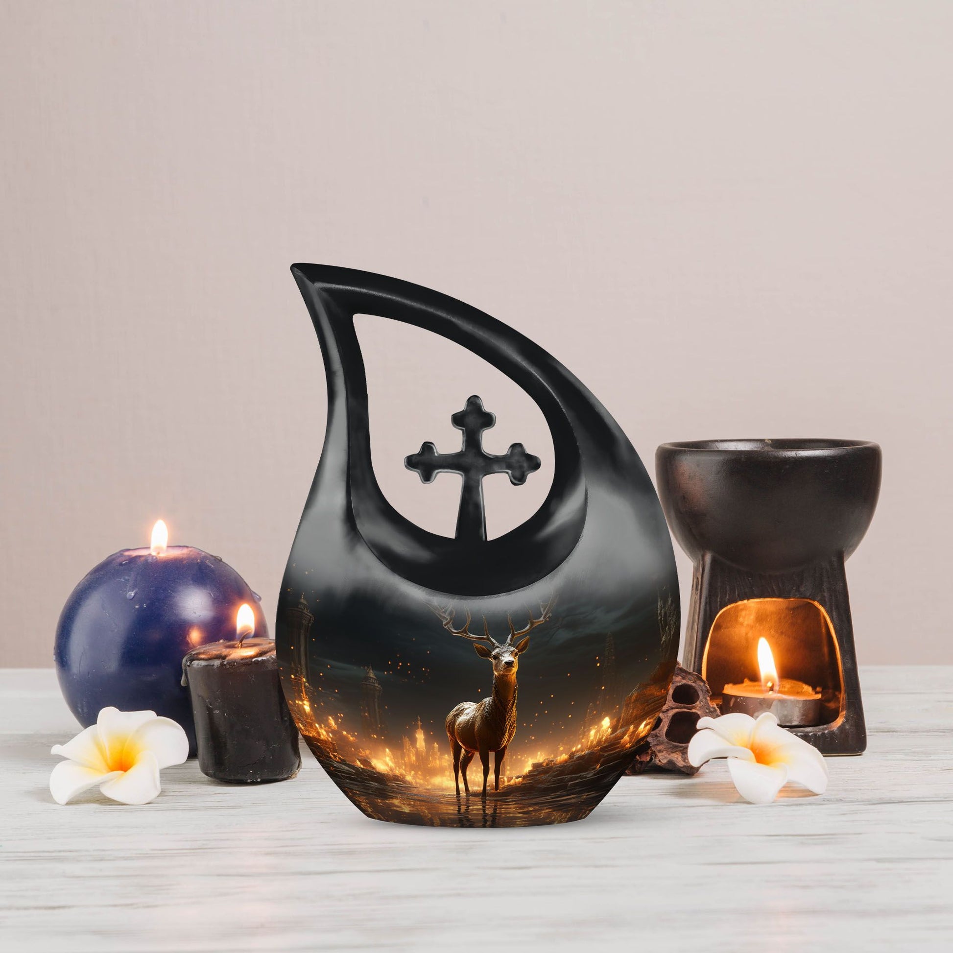 Deer Urns For Ashes - Urns For Ground Burial Urn