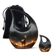 Deer Urns For Ashes - Urns For Ground Burial Urn