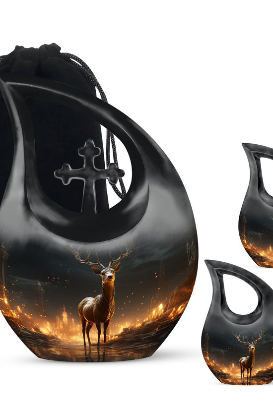 Deer Urns For Ashes - Urns For Ground Burial Urn
