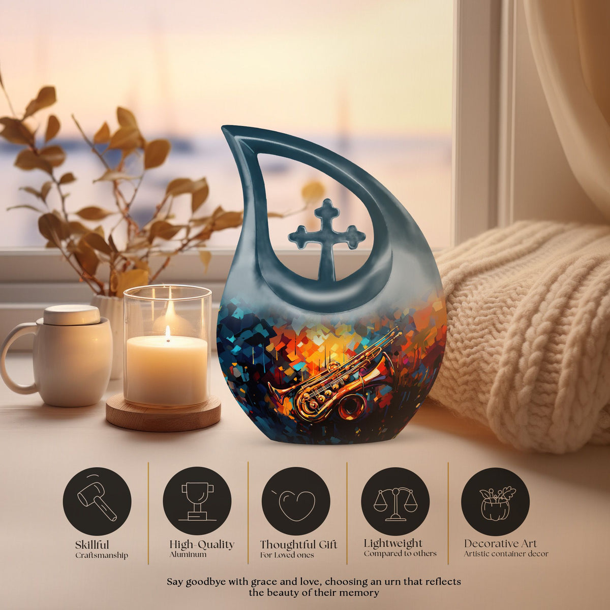 Music Urns For Ashes - Urn For Human Ashes Adult Male