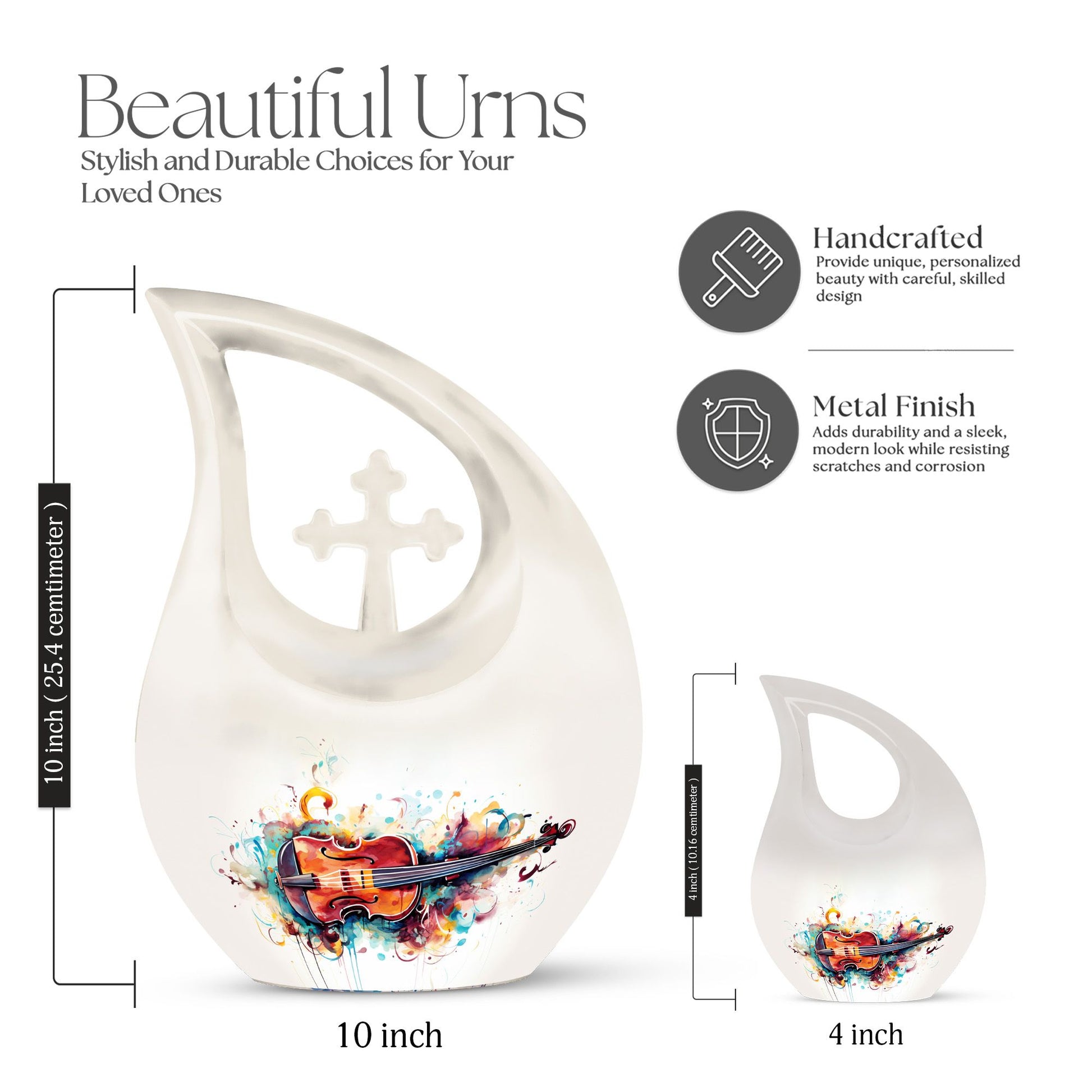 Music Urns For Ashes - Urn For Ashes Adult Male Small Keepsake
