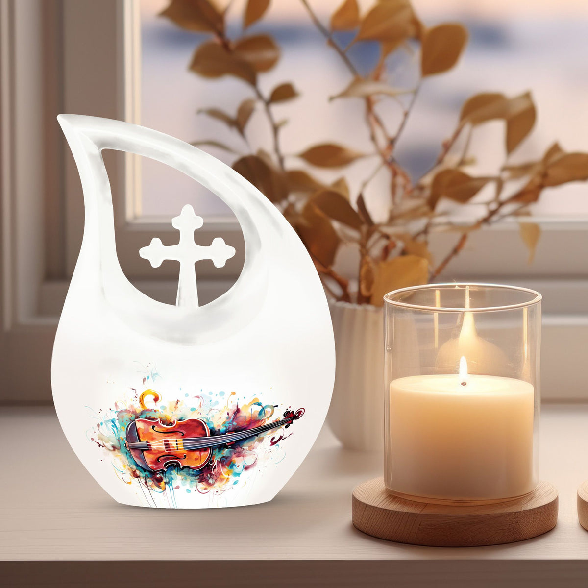 Music Urns For Ashes - Small Urns For Human Ashes Adult Female Urn