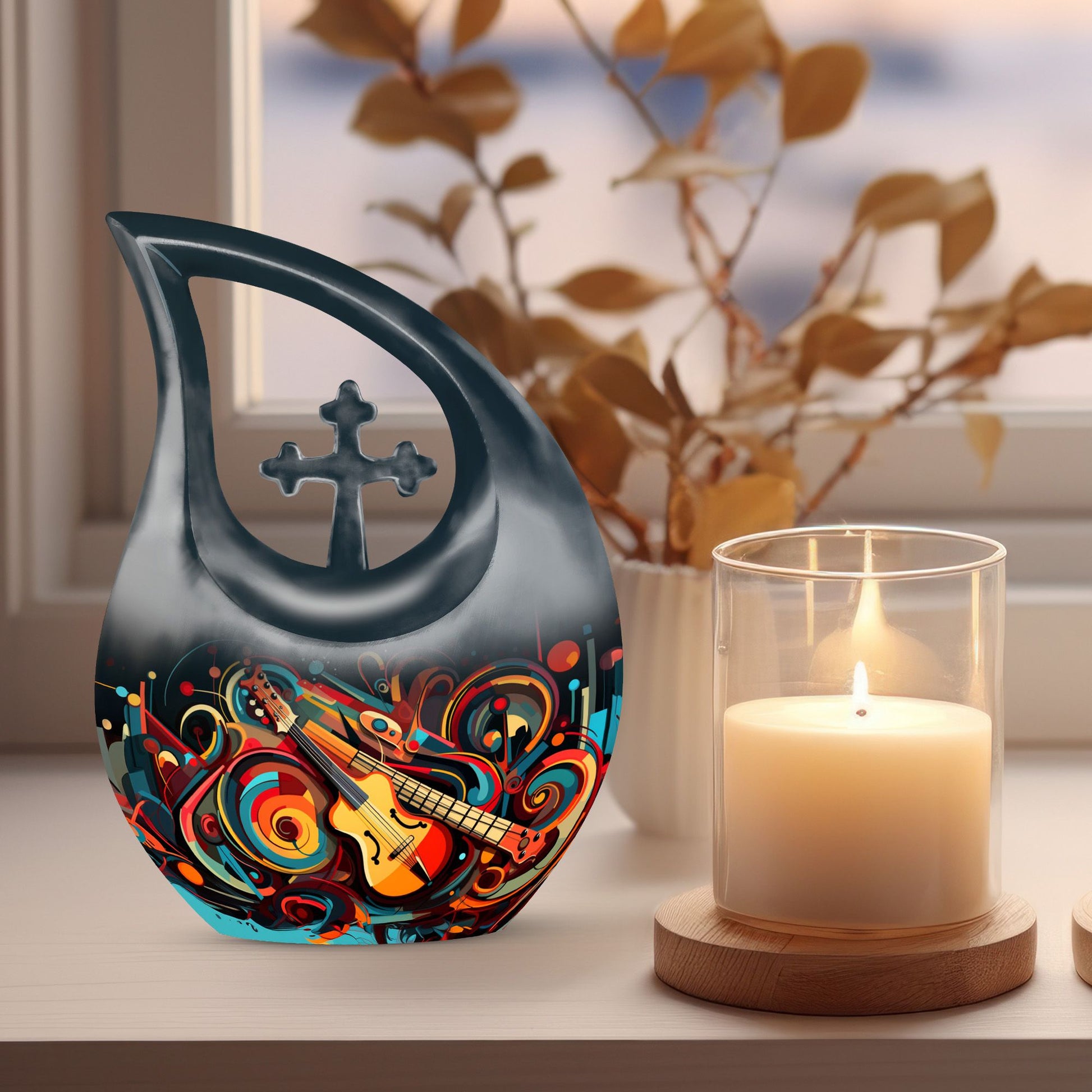 Music Urns For Ashes - Urns For Human Ashes Adult Male Burial Urn