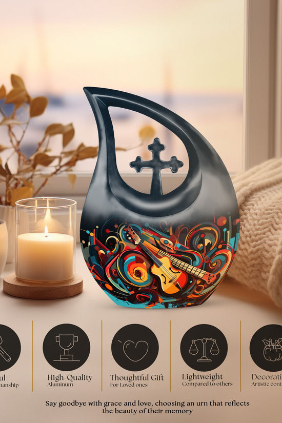 Music Urns For Ashes - Urns For Human Ashes Adult Male Burial Urn