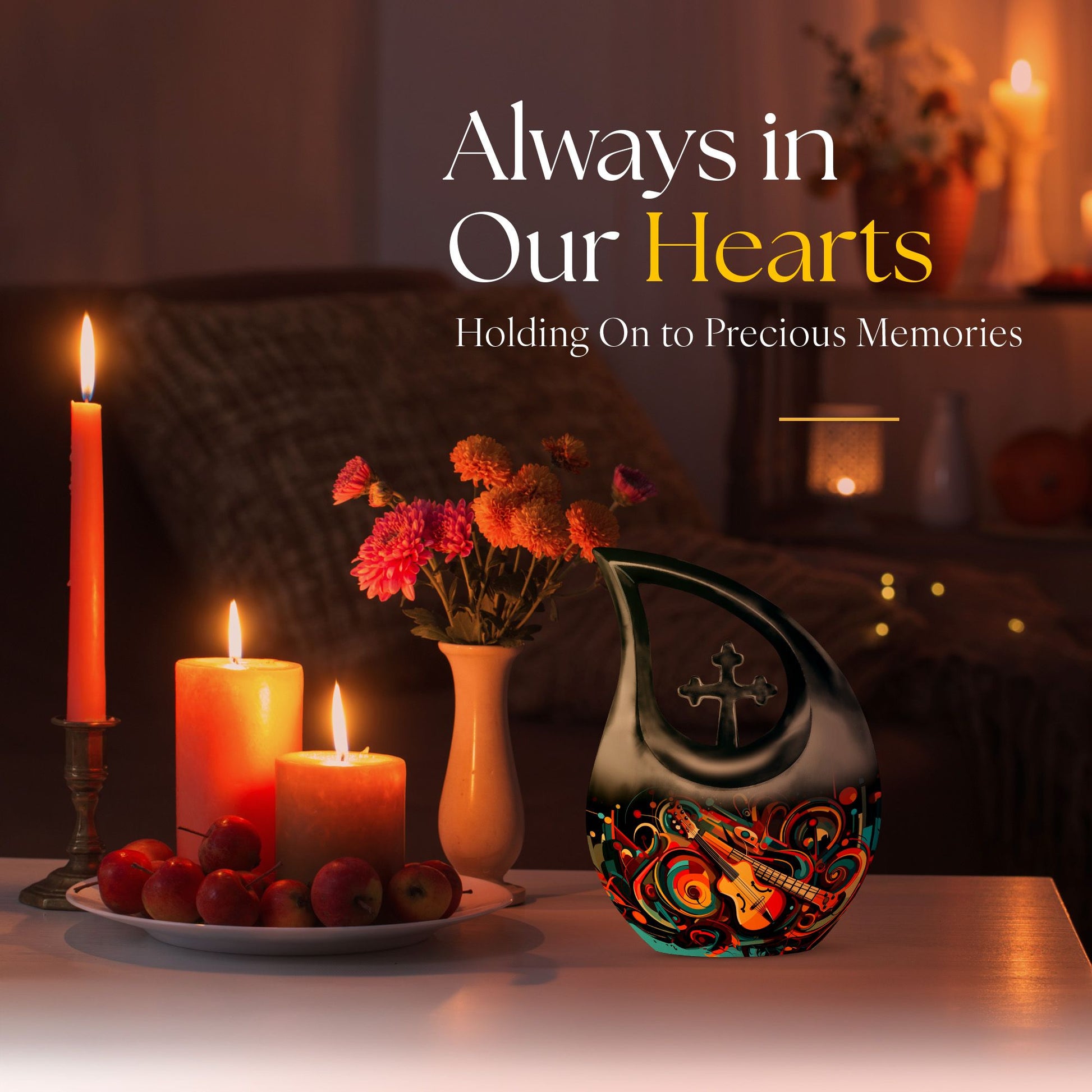 Music Urns For Ashes - Urns For Human Ashes Adult Male Burial Urn