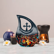 Music Urns For Ashes - Urns For Human Ashes Adult Male Burial Urn