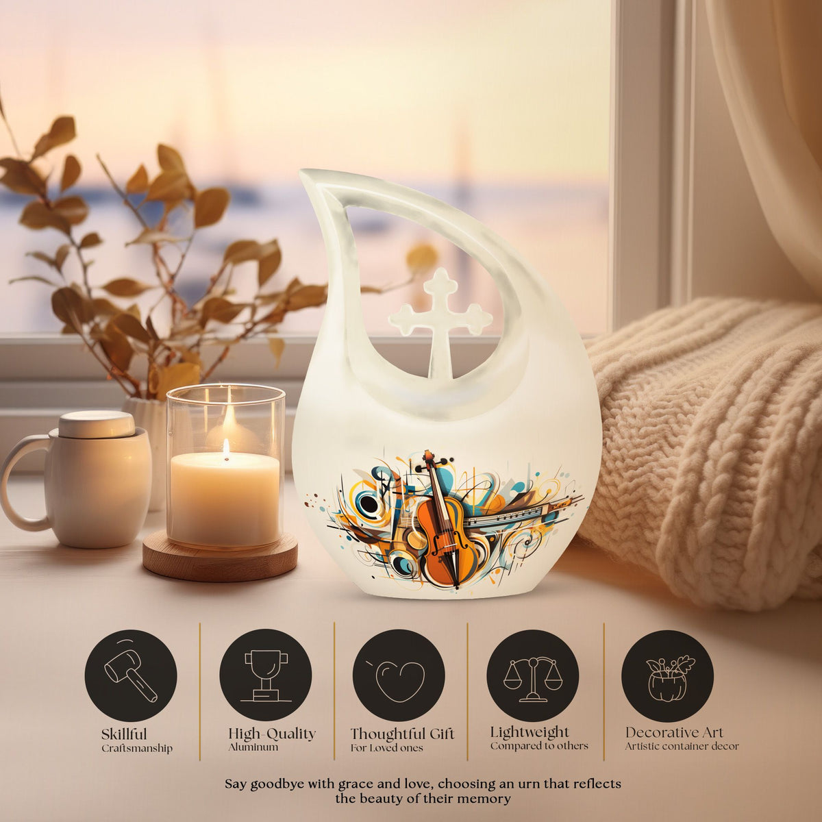 Music Urns For Ashes - Urns For Human Ashes Adult Male Dad Urn