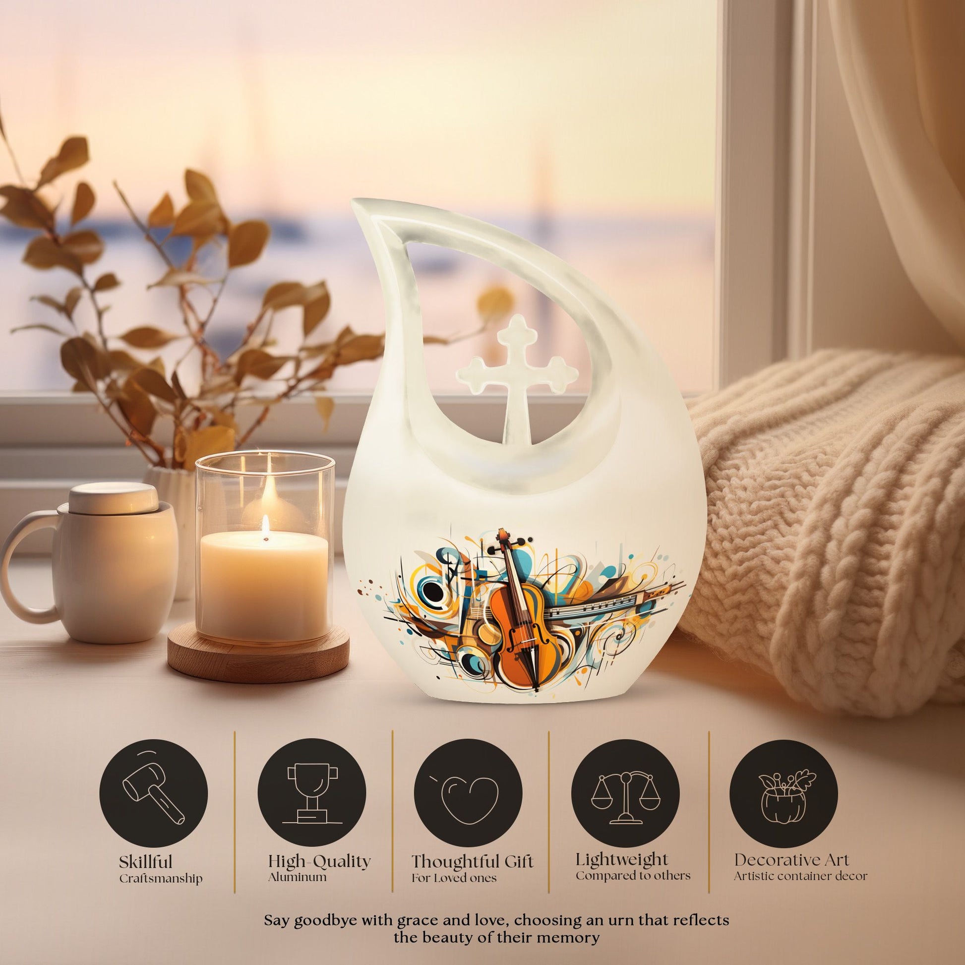 Music Urns For Ashes - Urns For Human Ashes Adult Male Dad Urn