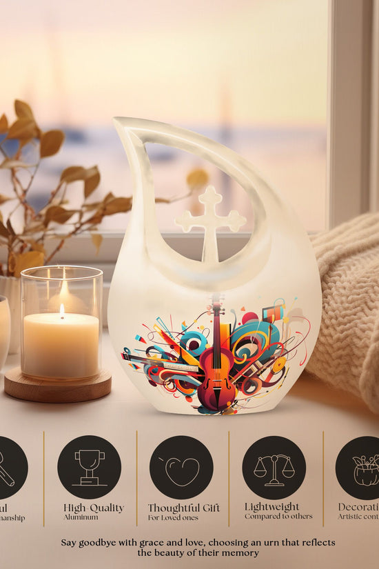 Music Urns For Ashes - Urns For Adult Female Small Urn