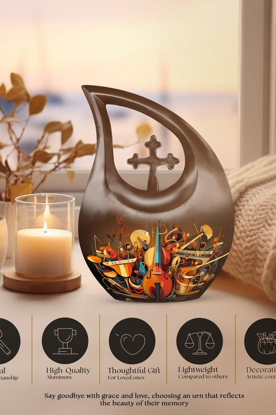 Music Urns For Ashes - Urns For Adult Male Dad Urn
