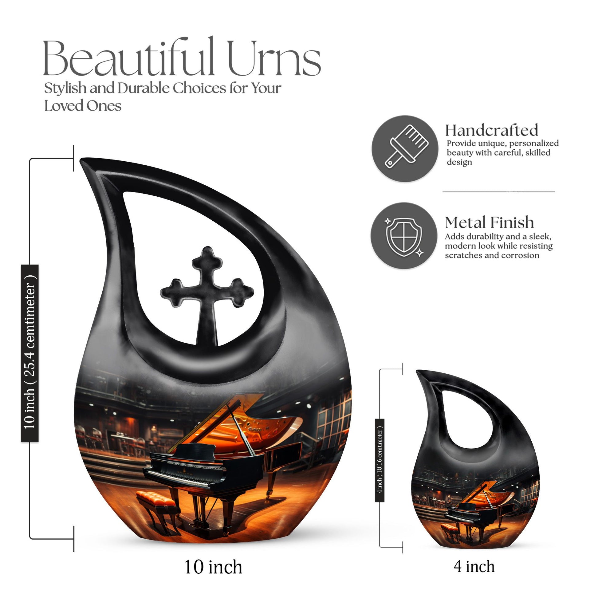 Music Urns For Ashes - Urns For Human Ashes Adult Female Mom Urn
