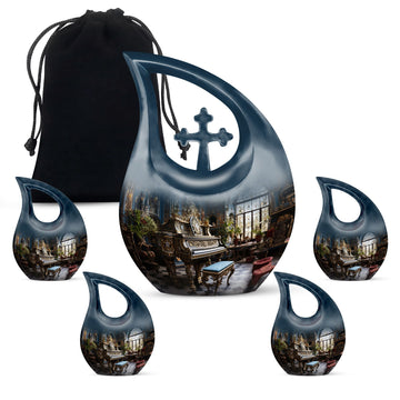 Large Urn With 4 Keepsake