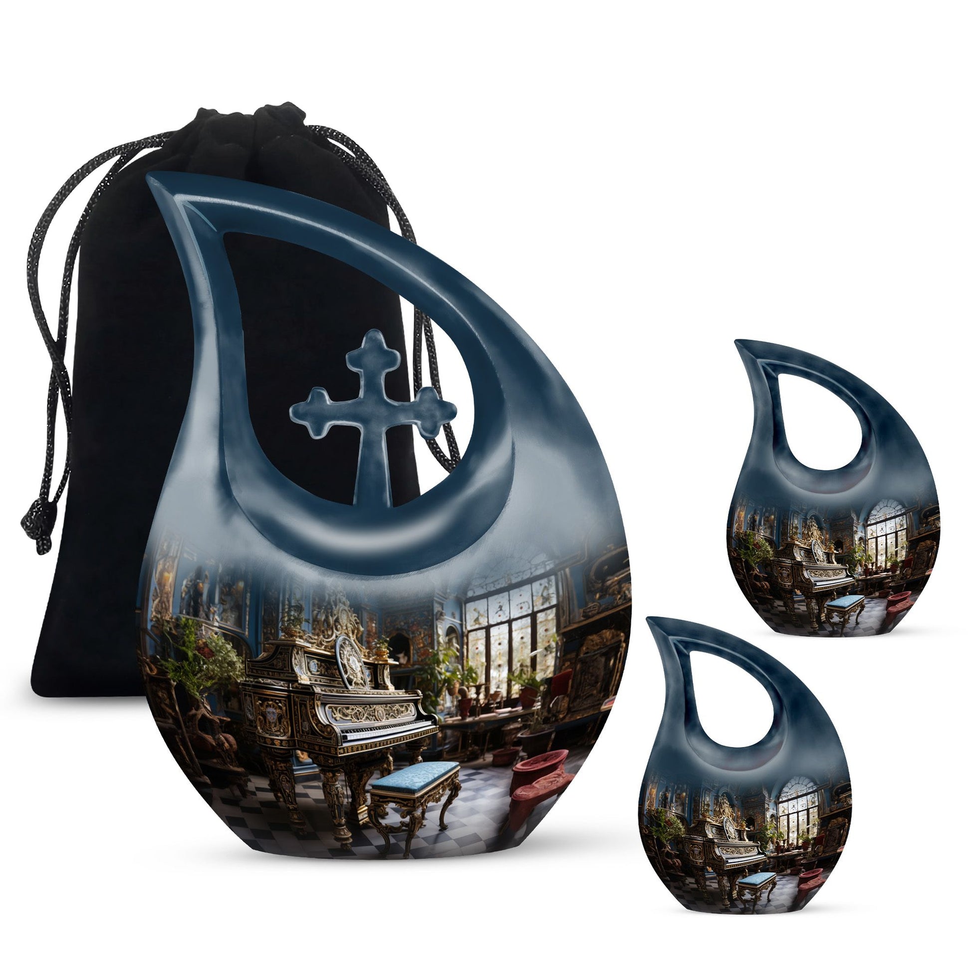 Music Urns For Ashes - Mini Urn For Ashes Adult Male Urn