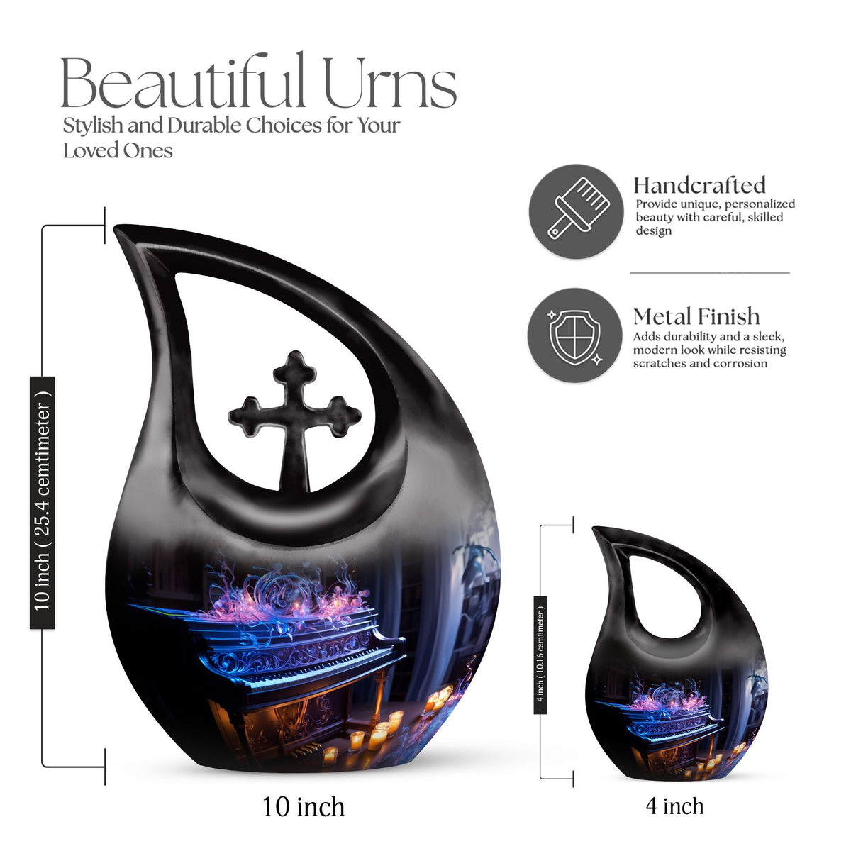 Music Urns For Ashes - Small Urns For Ashes Adult Male Urn