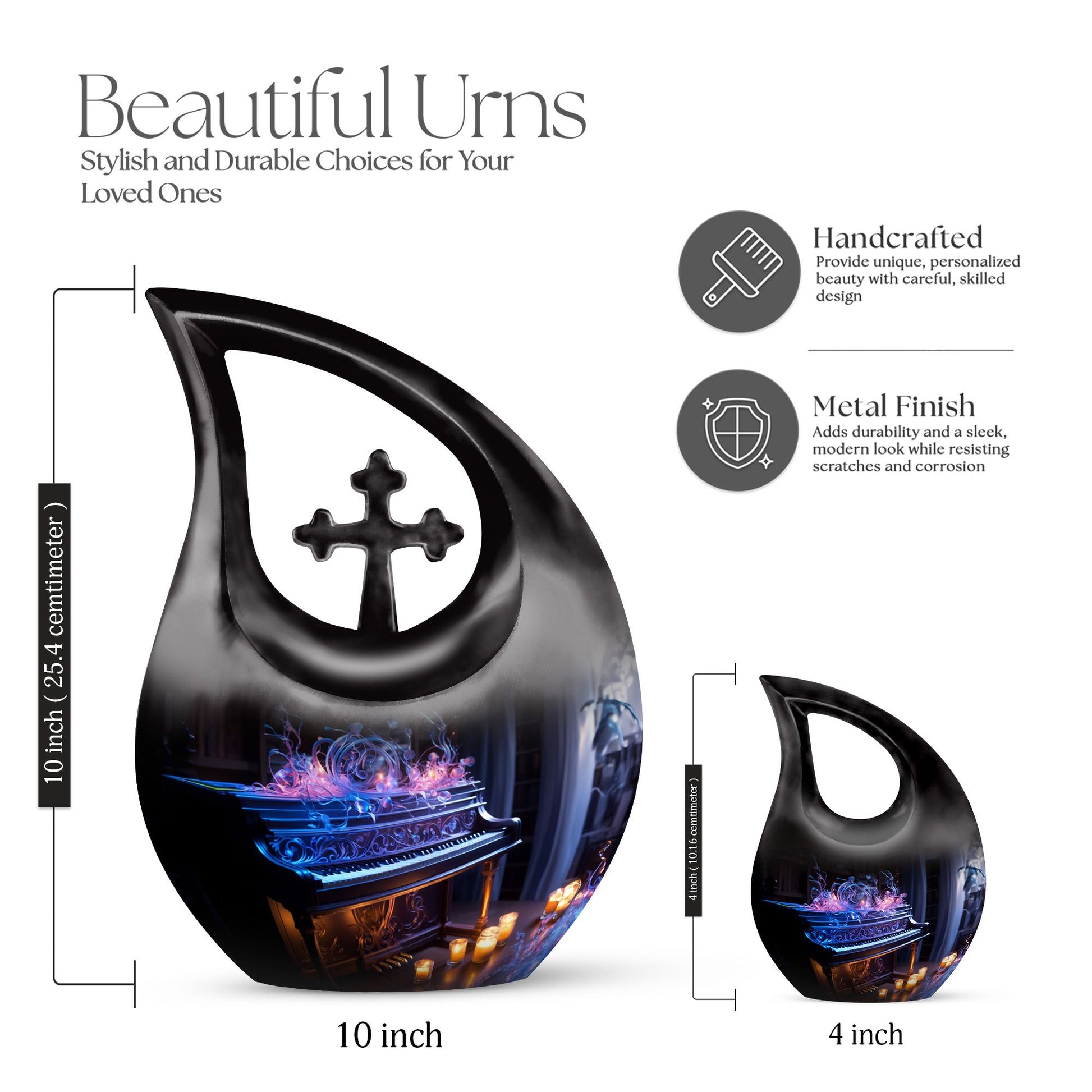 Music Urns For Ashes - Small Urns For Ashes Adult Male Urn