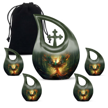 Large Urn With 4 Keepsake