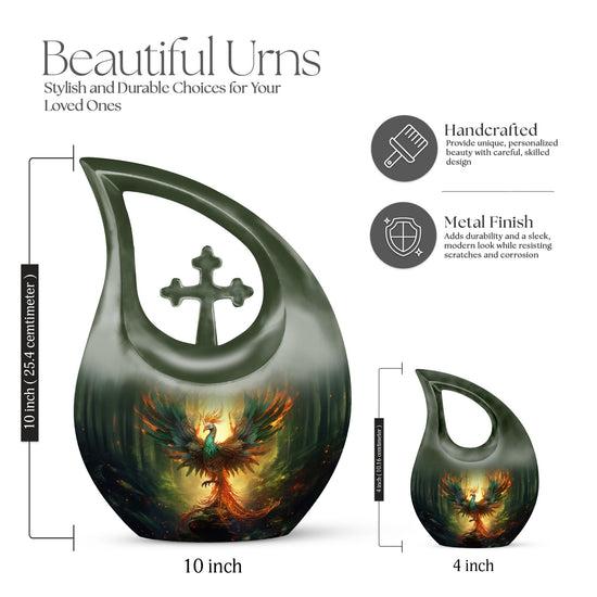 Cardinal Bird Urns For Ashes - Urn For Human Ashes Adult Female
