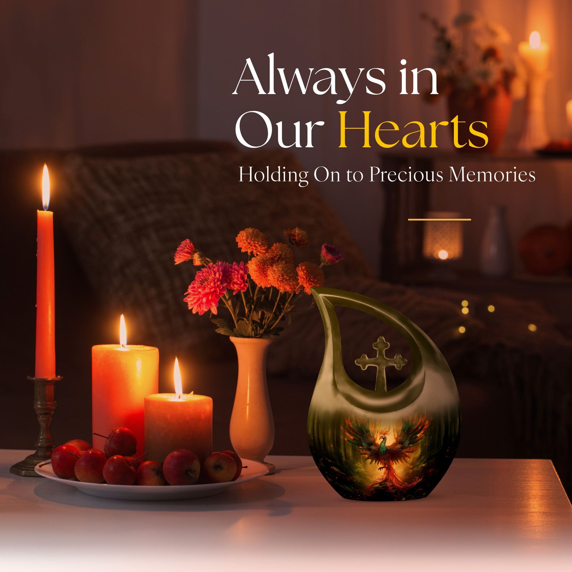 Cardinal Bird Urns For Ashes - Urn For Human Ashes Adult Female