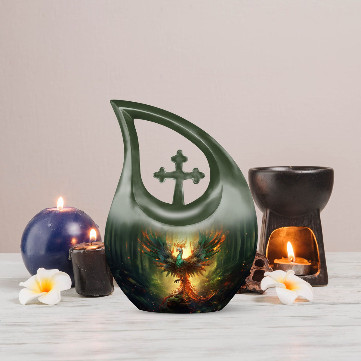 Cardinal Bird Urns For Ashes - Urn For Human Ashes Adult Female