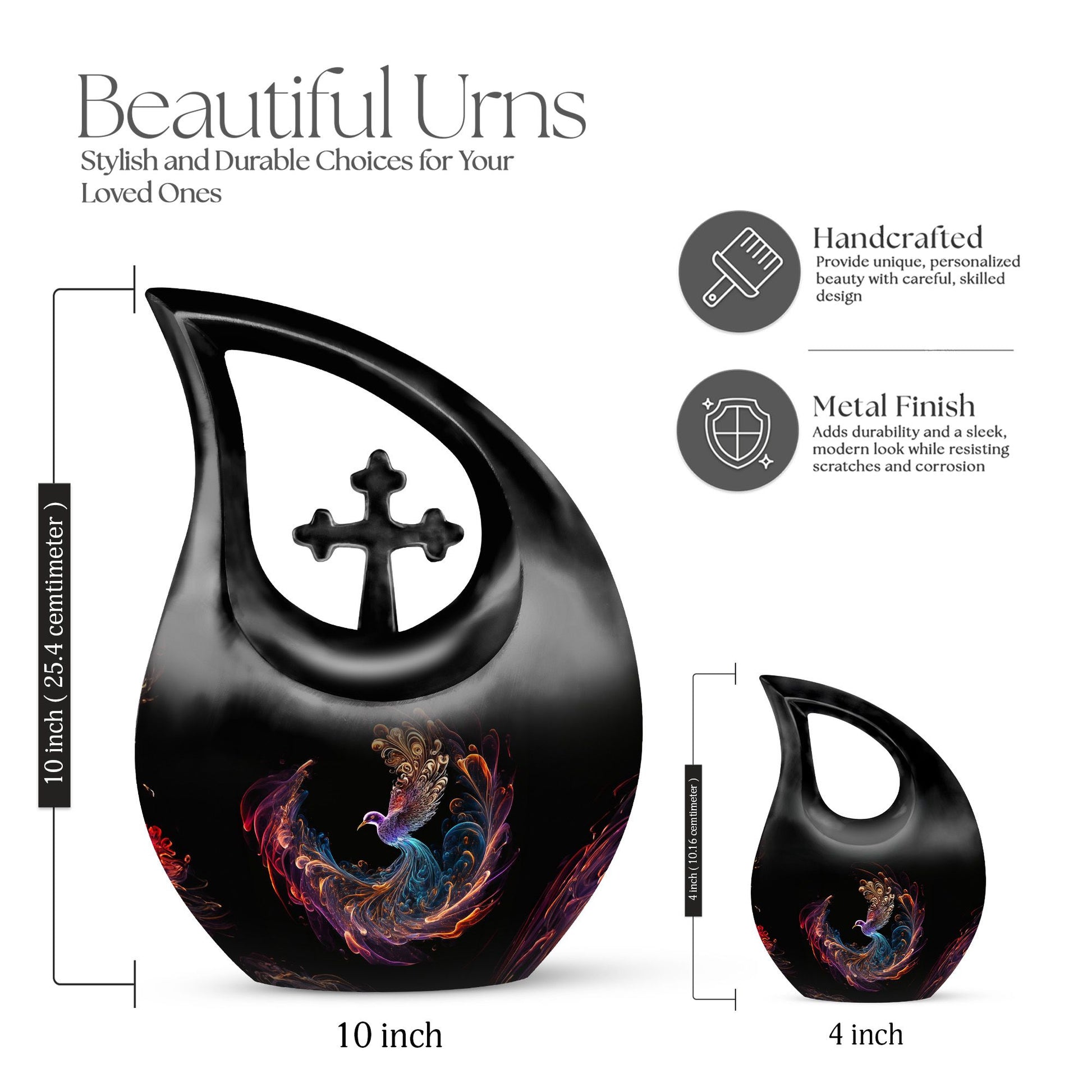 Cardinal Bird Urns For Ashes - Urns For Adult Male Small Urn