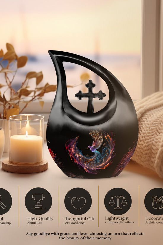 Cardinal Bird Urns For Ashes - Urns For Adult Male Small Urn