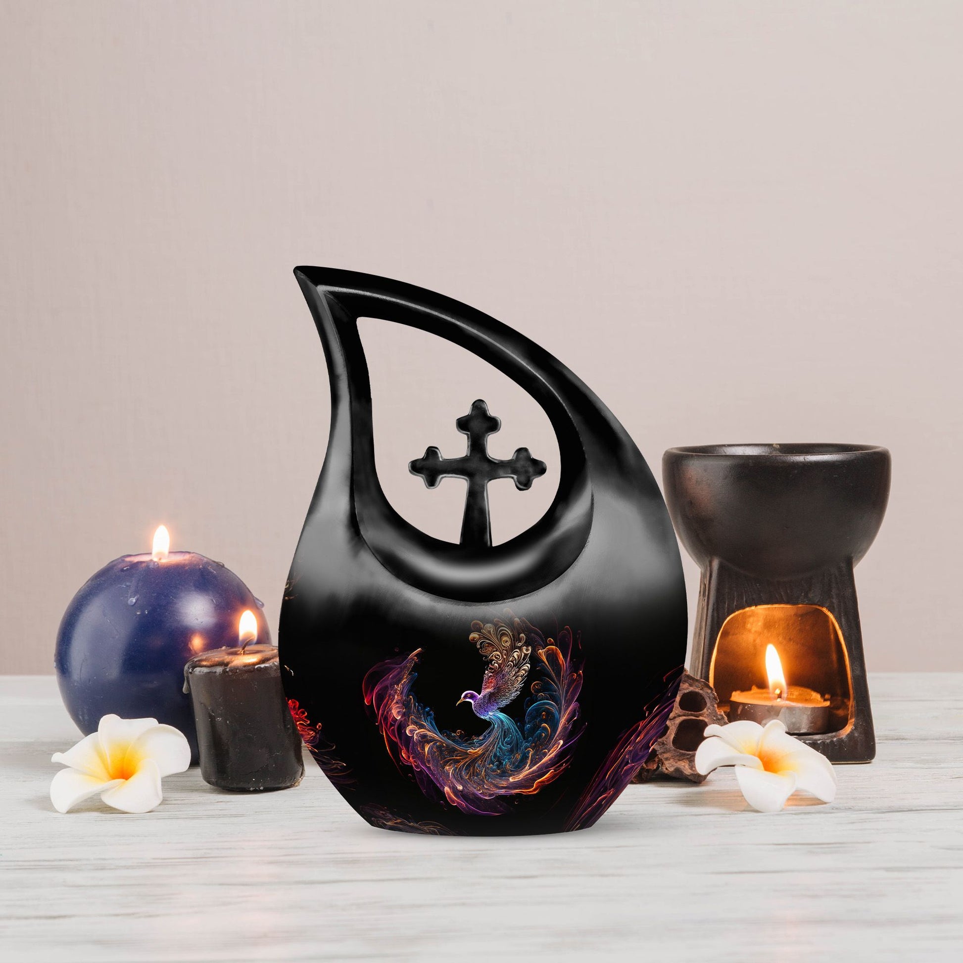 Cardinal Bird Urns For Ashes - Urns For Adult Male Small Urn