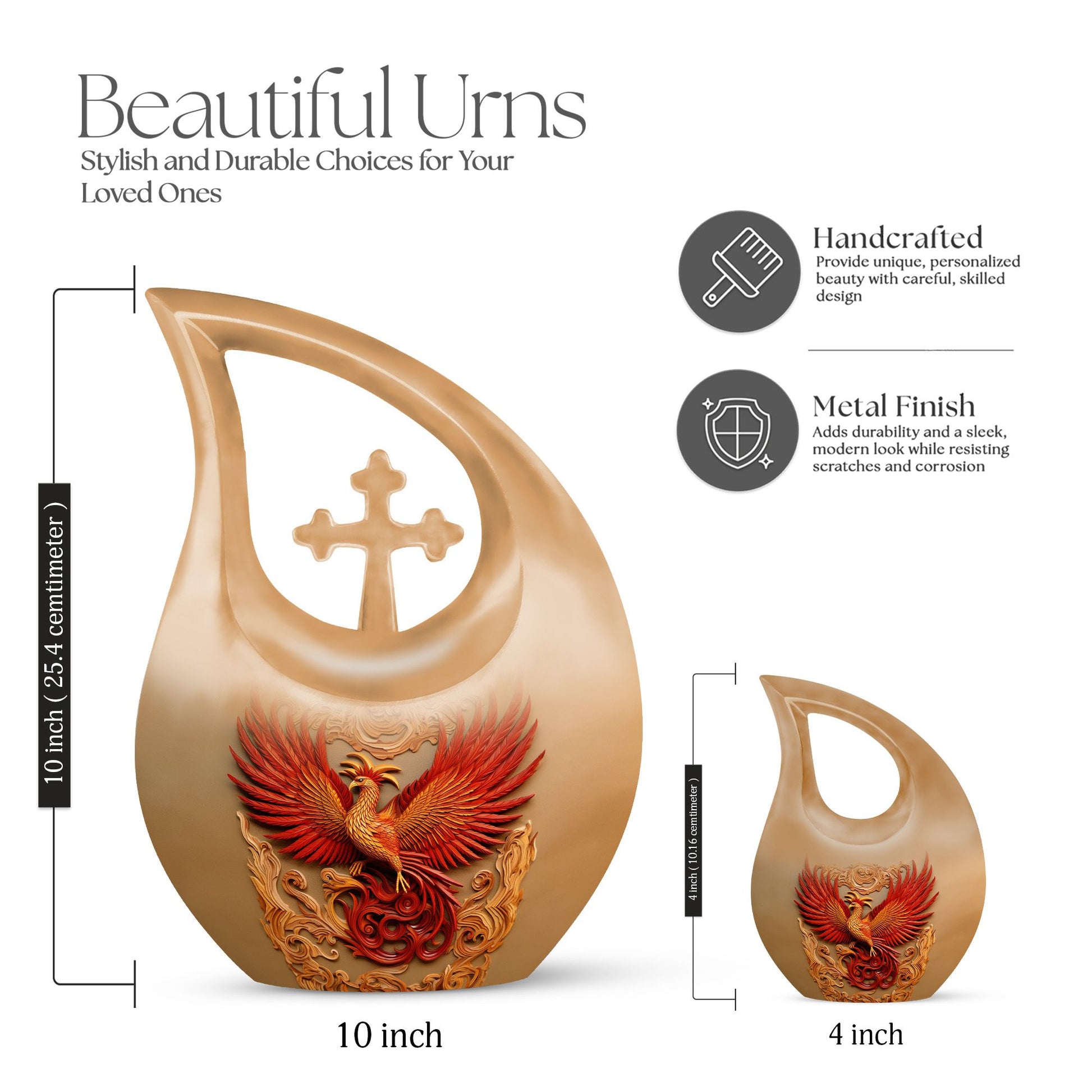 Cardinal Bird Urns For Ashes - Cremation Urn Adult Male