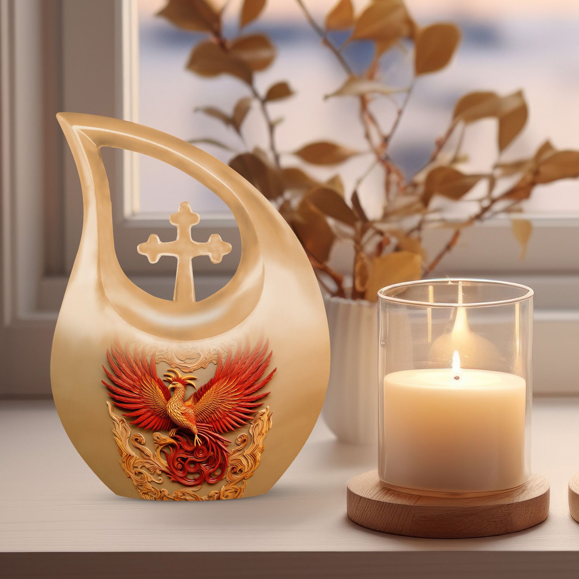 Cardinal Bird Urns For Ashes - Cremation Urn Adult Male
