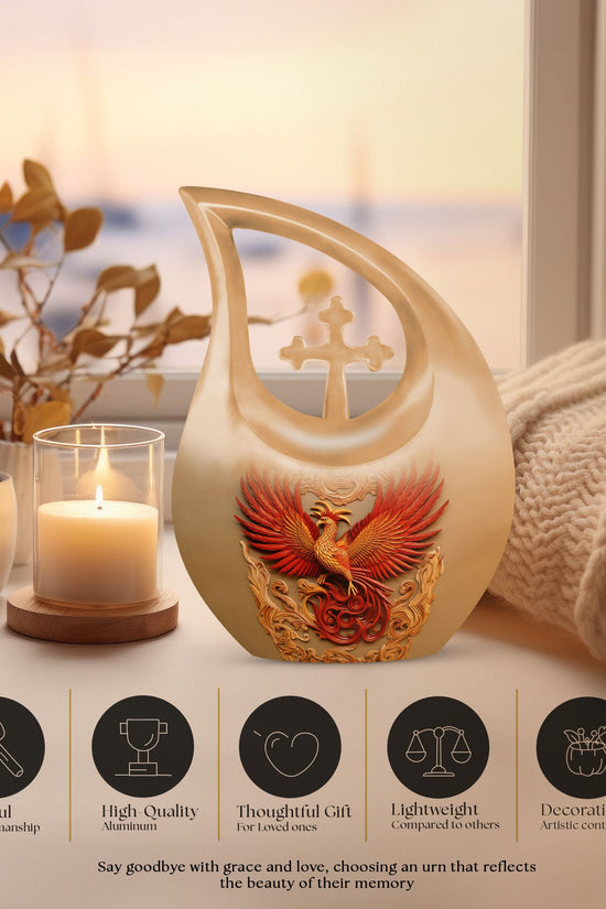 Cardinal Bird Urns For Ashes - Cremation Urn Adult Male