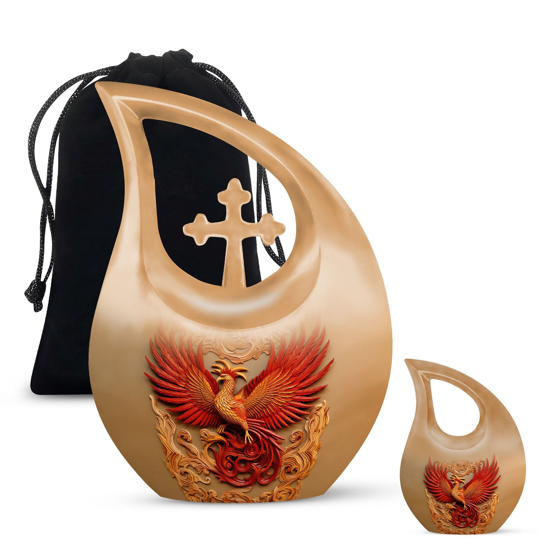 Cardinal Bird Urns For Ashes - Cremation Urn Adult Male Urn