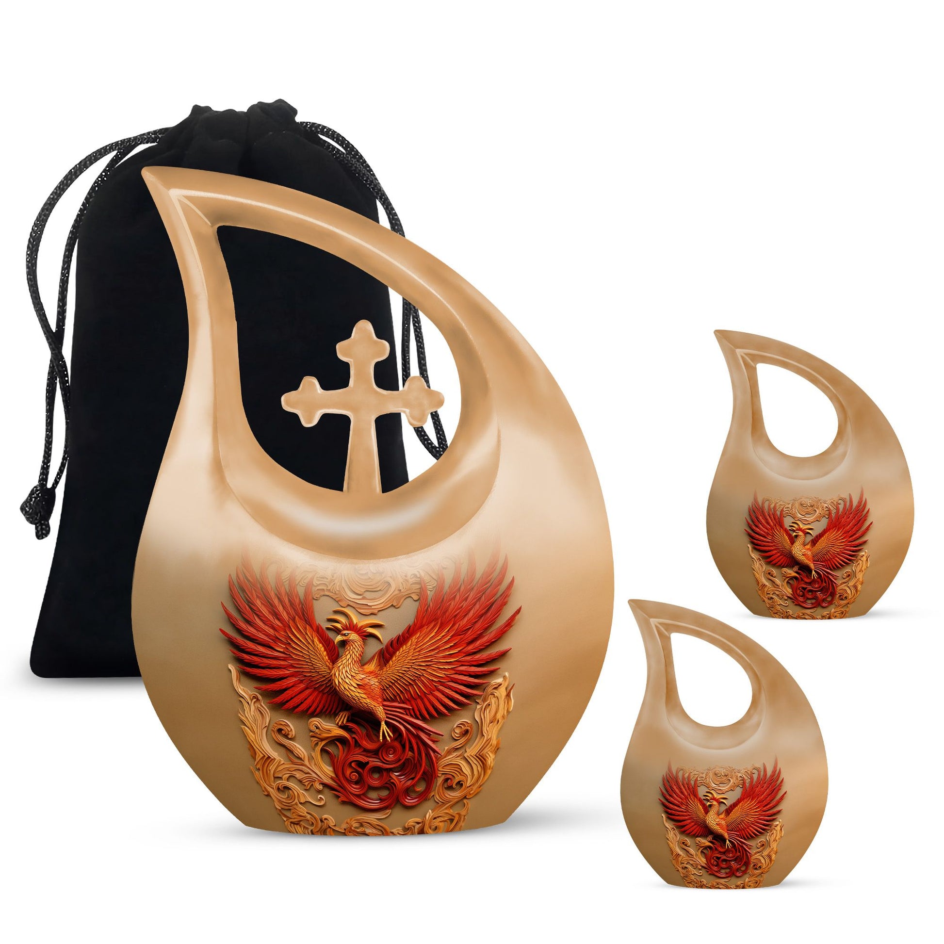 Cardinal Bird Urns For Ashes - Cremation Urn Adult Male Urn