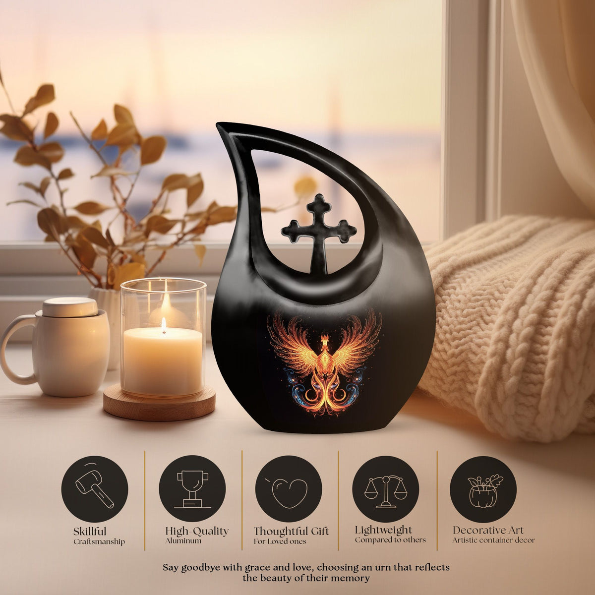 Cardinal Bird Urns For Ashes - Urns Cremation Ashes Female Urn