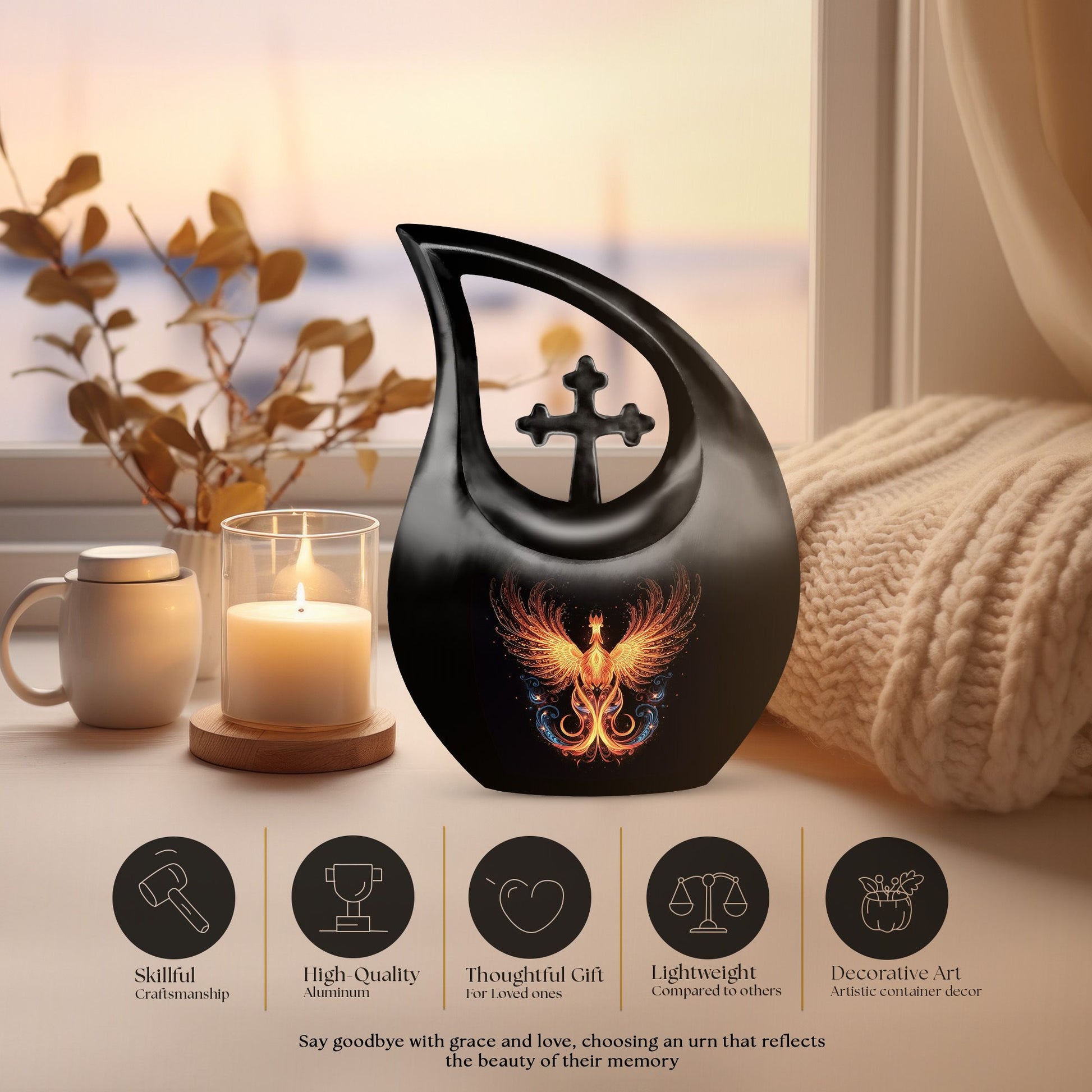 Cardinal Bird Urns For Ashes - Urns Cremation Ashes Female Urn