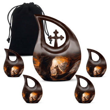 Large Urn With 4 Keepsake