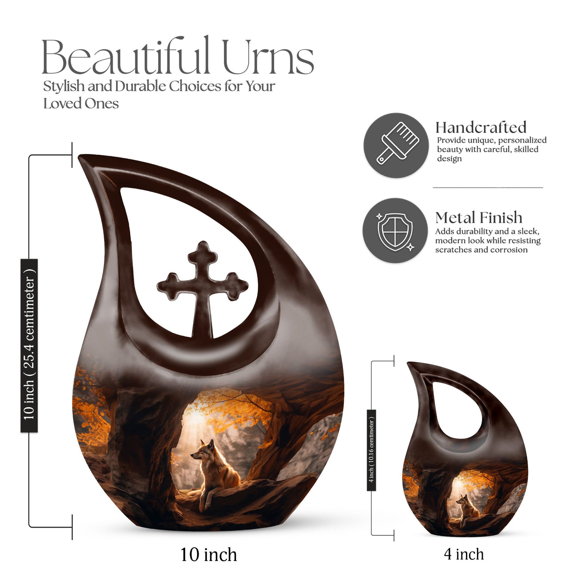 Cardinal Bird Urns For Ashes - Burial Urns Adult Female Urn