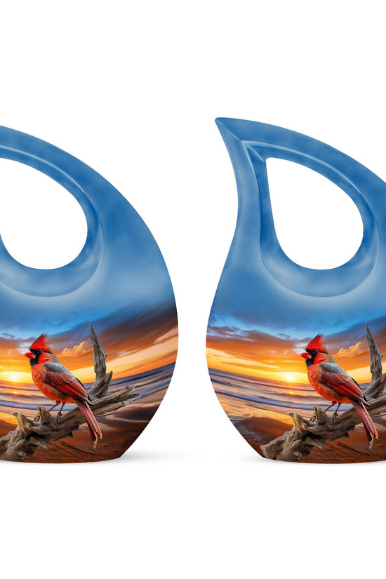 Cardinal Bird Urns For Ashes - Mini Urns For Human Ashes Adult Male Urn