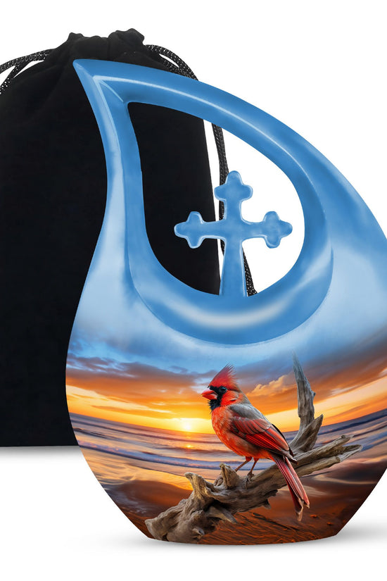 Cardinal Bird Urns For Ashes - Mini Urns For Human Ashes Adult Male Urn