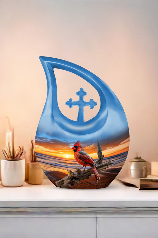 Cardinal Bird Urns For Ashes - Mini Urns For Human Ashes Adult Male Urn